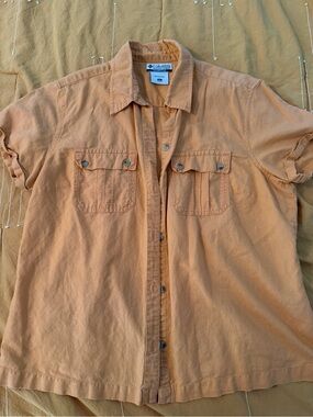 Columbia Cottony Short Sleeve Button Down